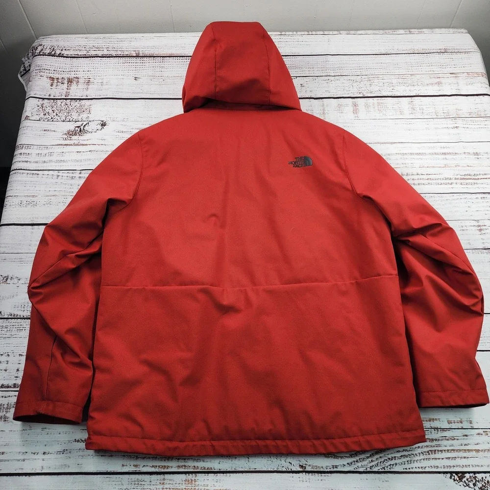 The North Face Apex Elevation Jacket Mens XL Red Insulated Hooded‎ Softshell XL